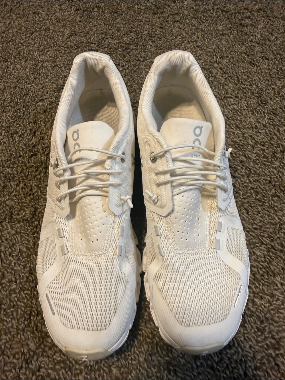 On Running White Athletic Sneakers Womens 9